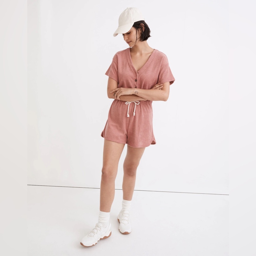 Madewell MWL Towel Terry Romper